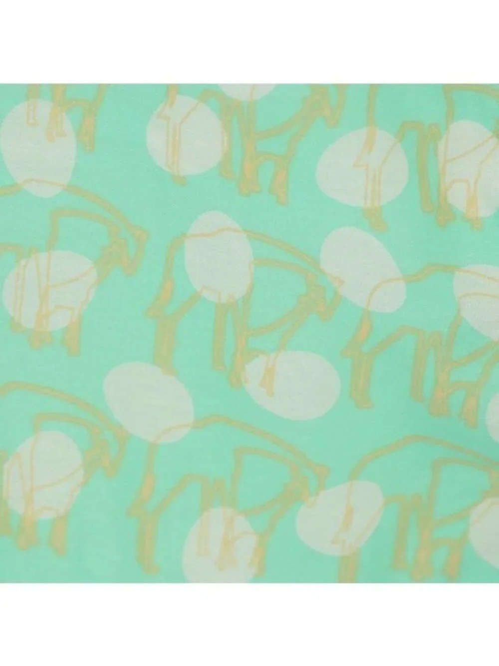 Egg Baby Infant 6-12 Months Green White Giraffe Polka Dot Short Sleeve Blouse